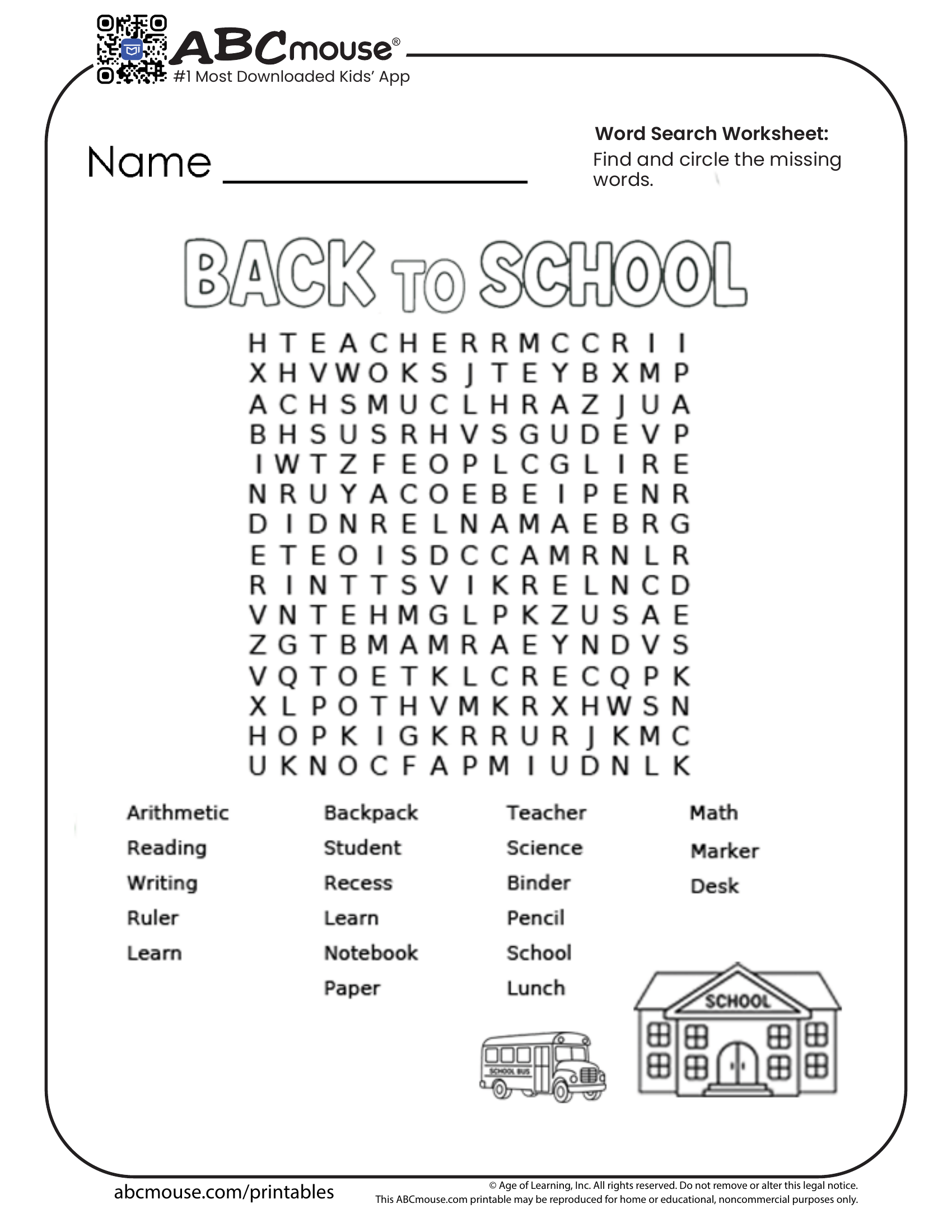 Free Printable Worksheets For Kids Uk