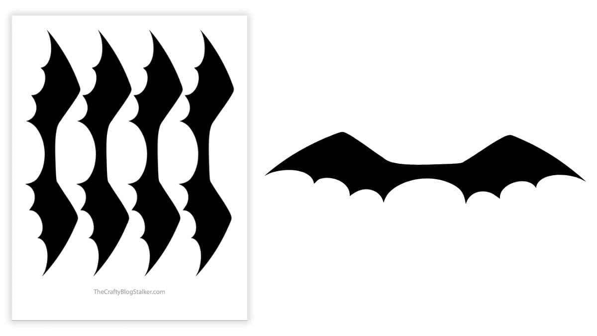Bat Wings SVG And Printable Free Download