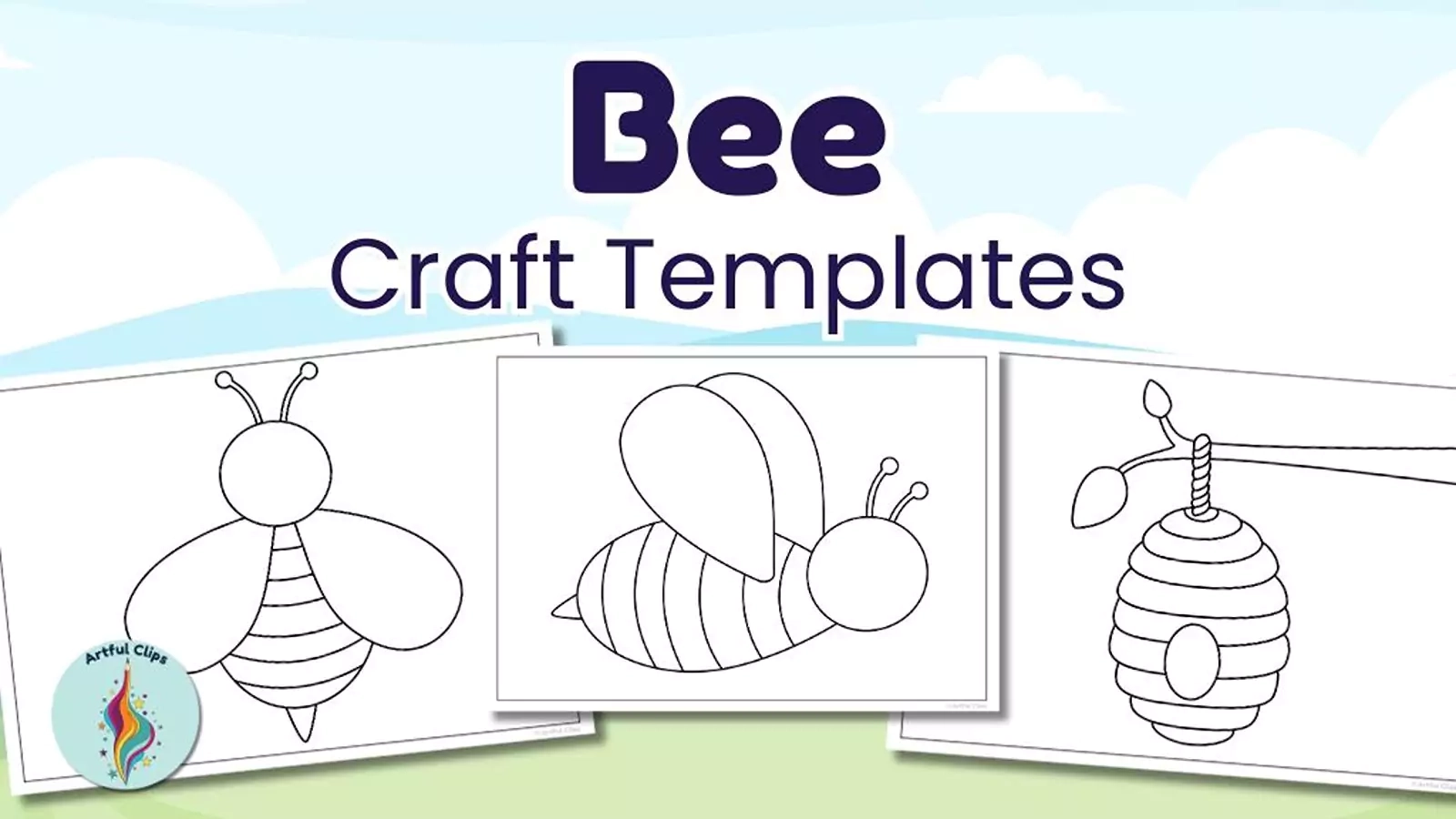 Printable Bee Craft Template
