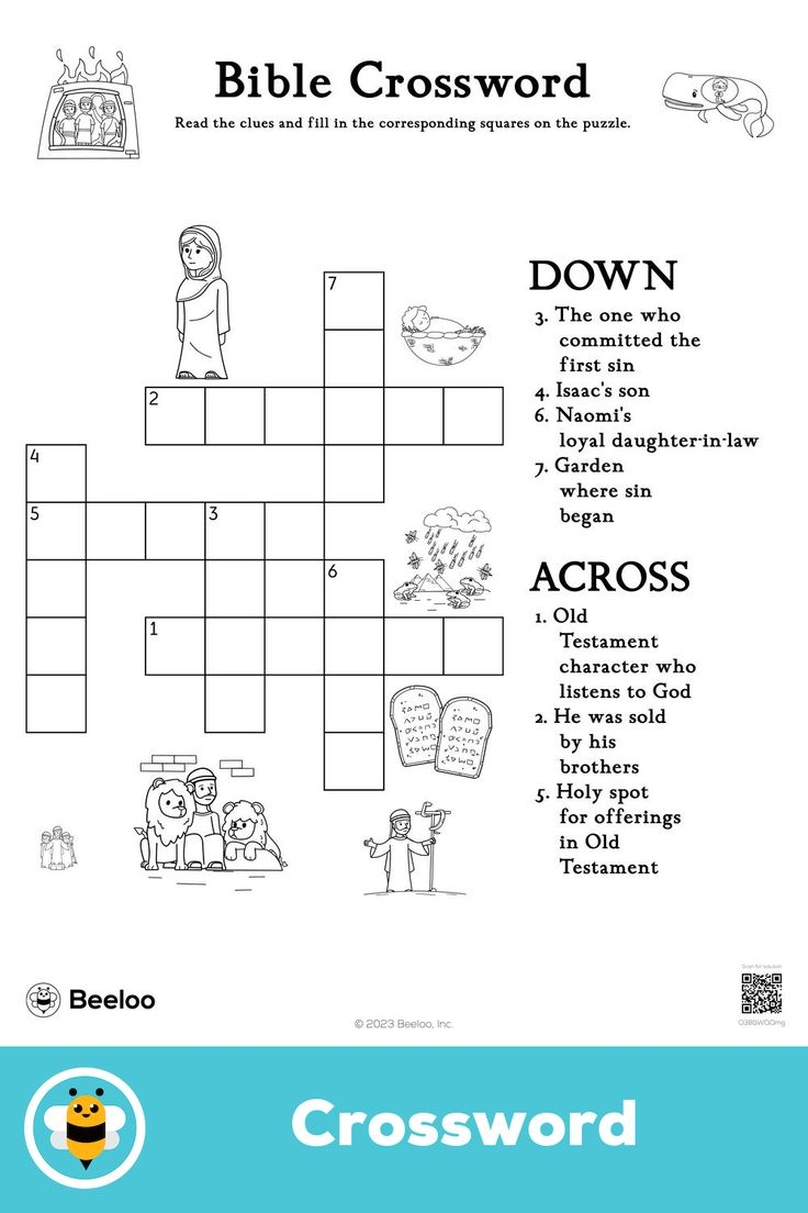 Bible Crossword Puzzles Printable Old Testament
