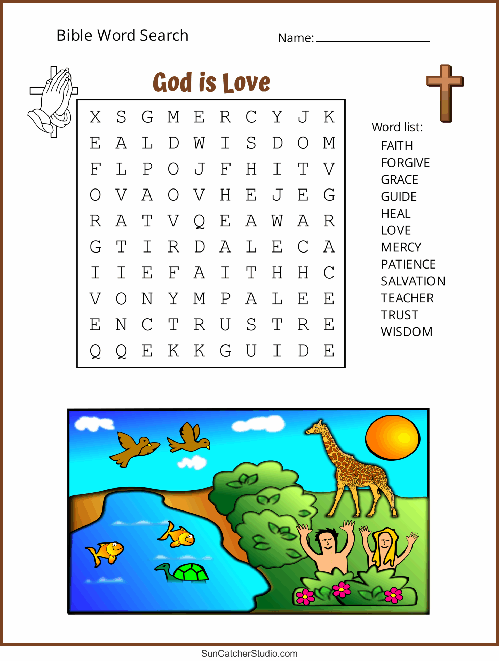 Free Christian Printable Puzzles