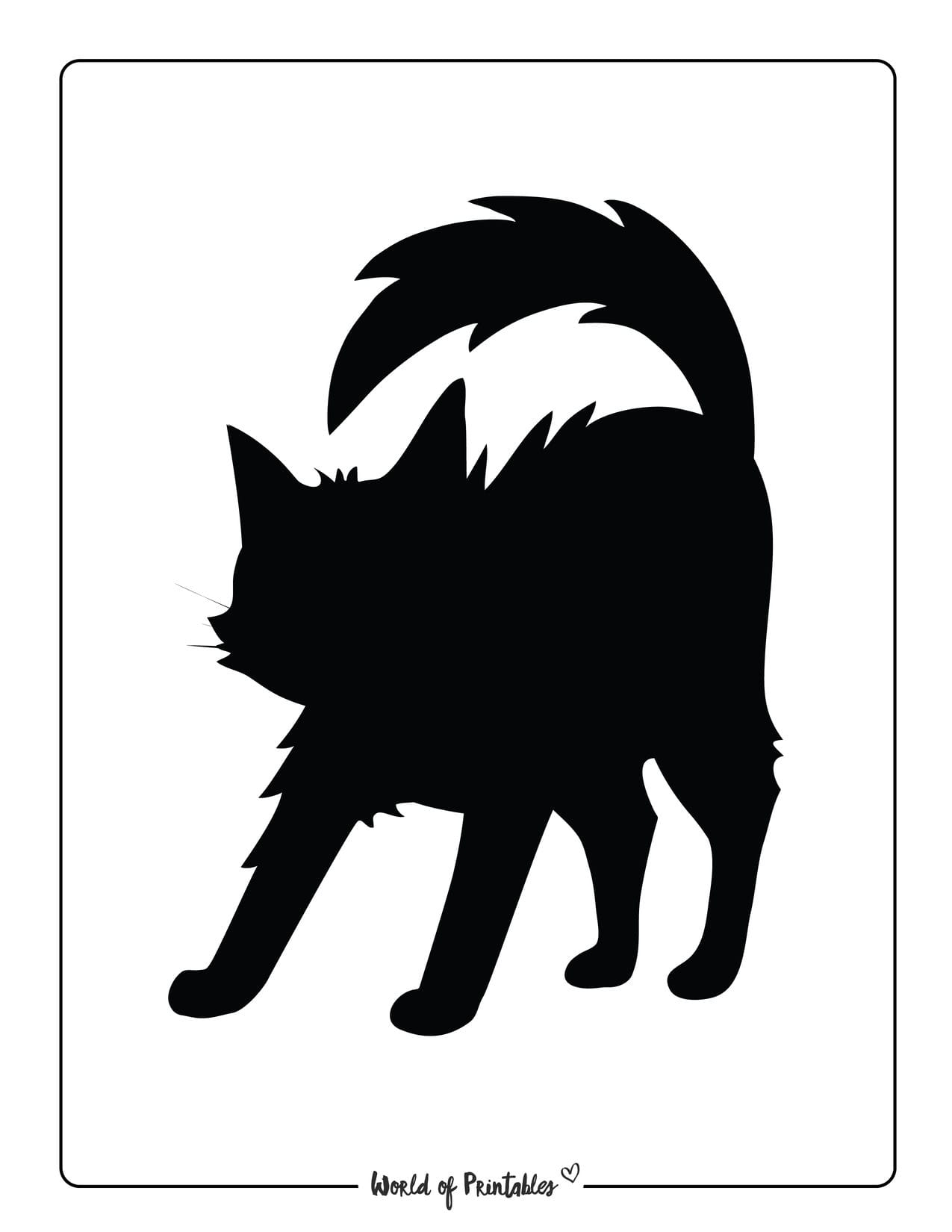 Black Cat Printable Templates