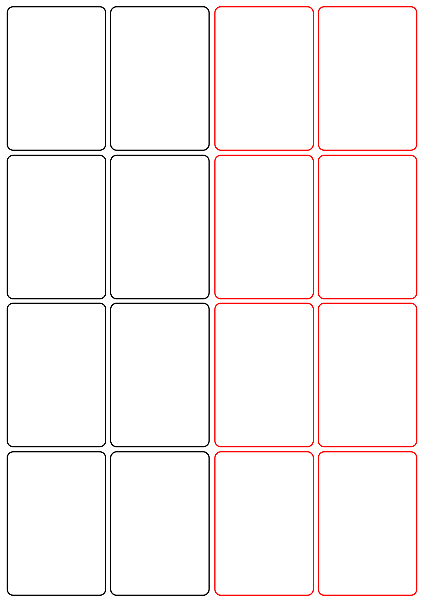 Playing Card Template Printable