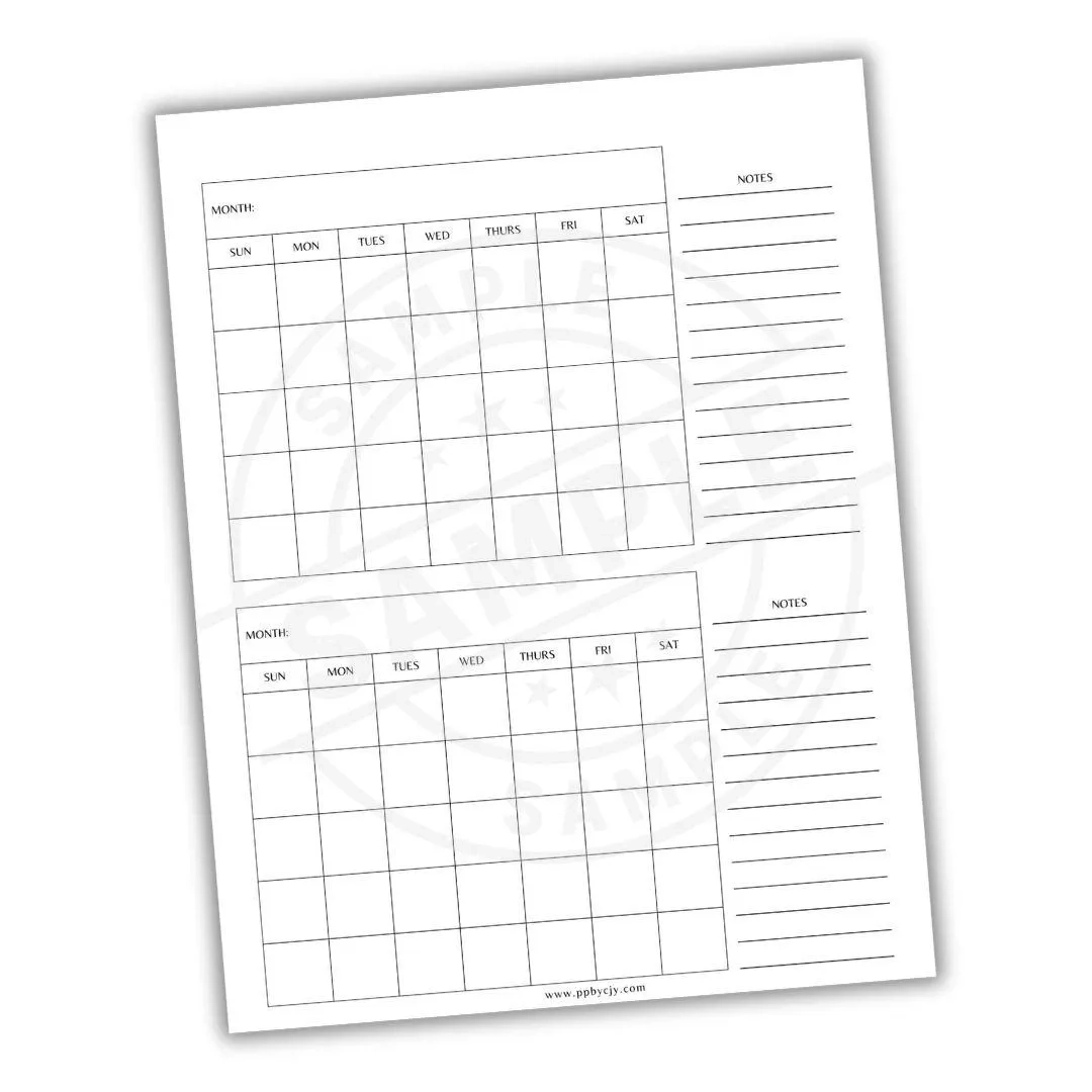 Blank Work Schedule Etsy