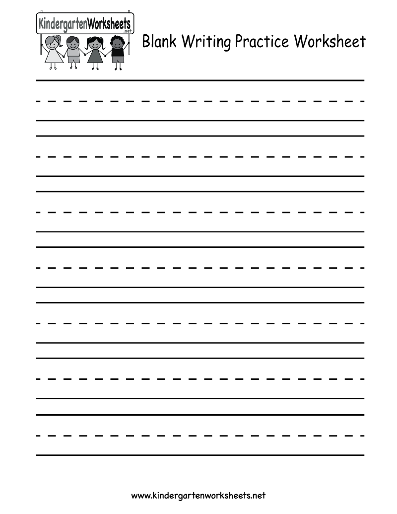 Free Printable Handwriting Worksheets Blank