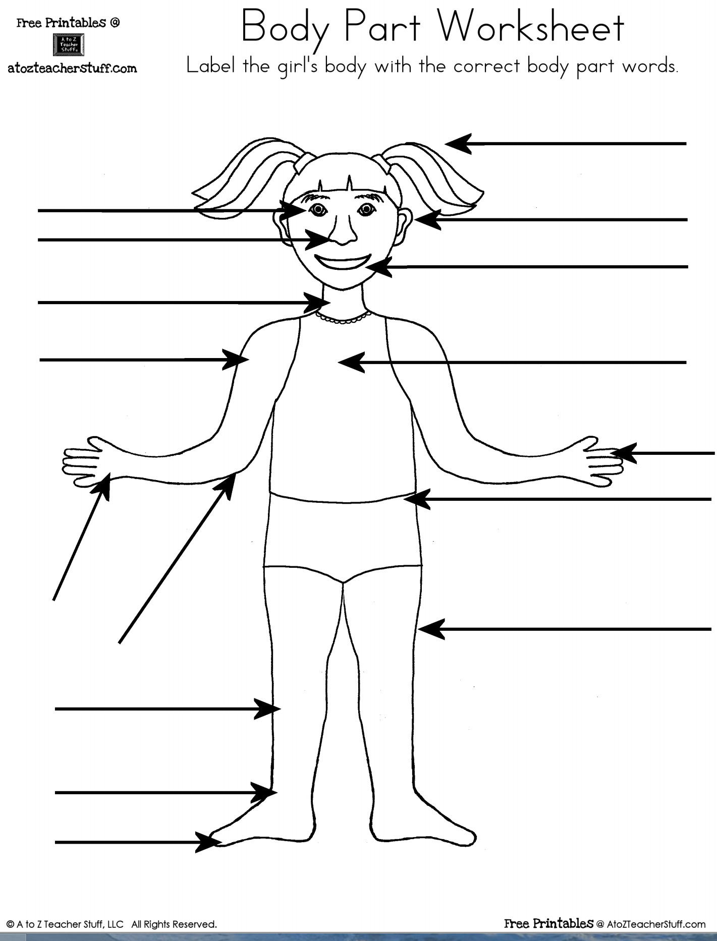 Body Template Printable
