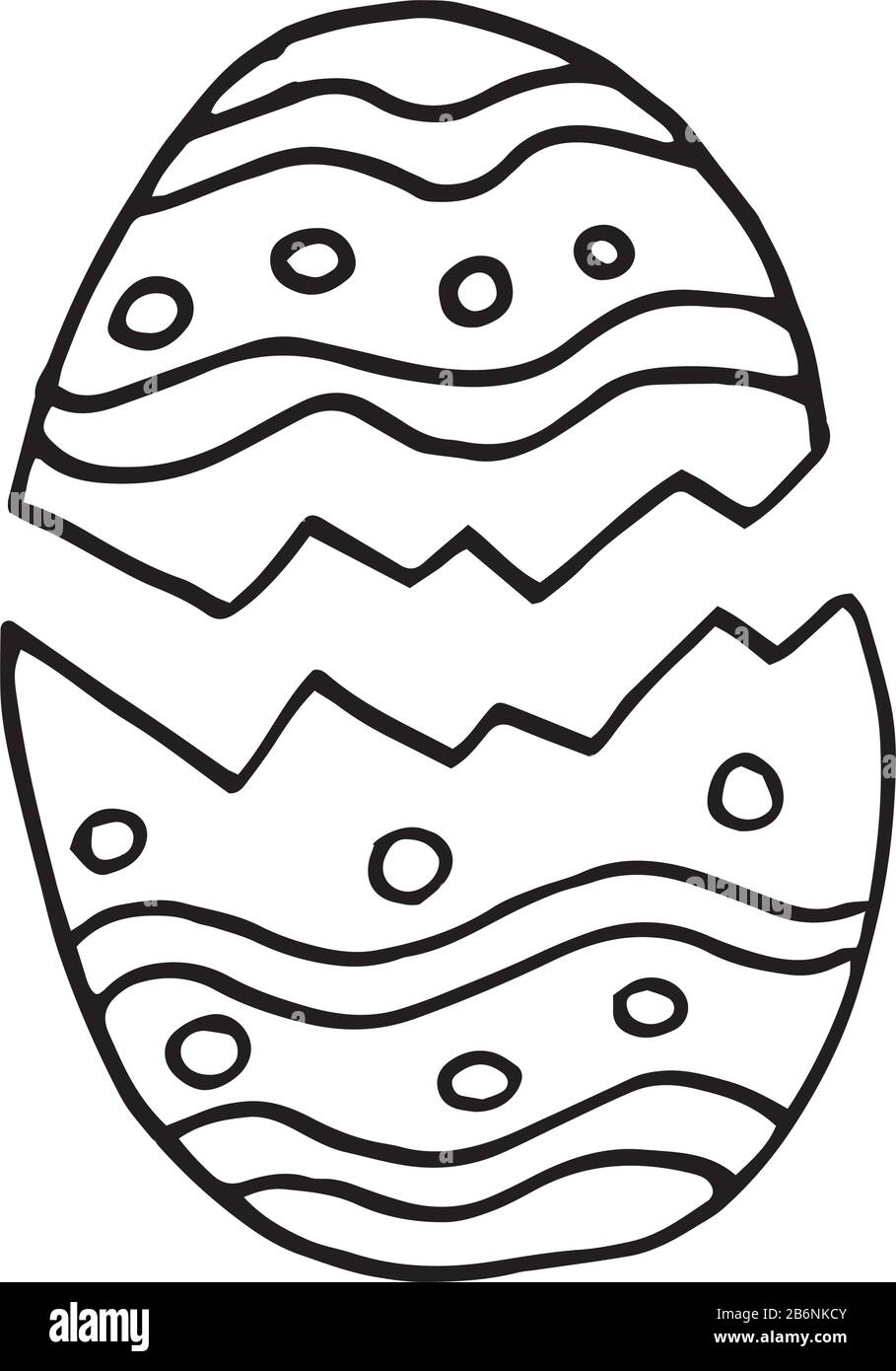 Cracked Egg Template Printable