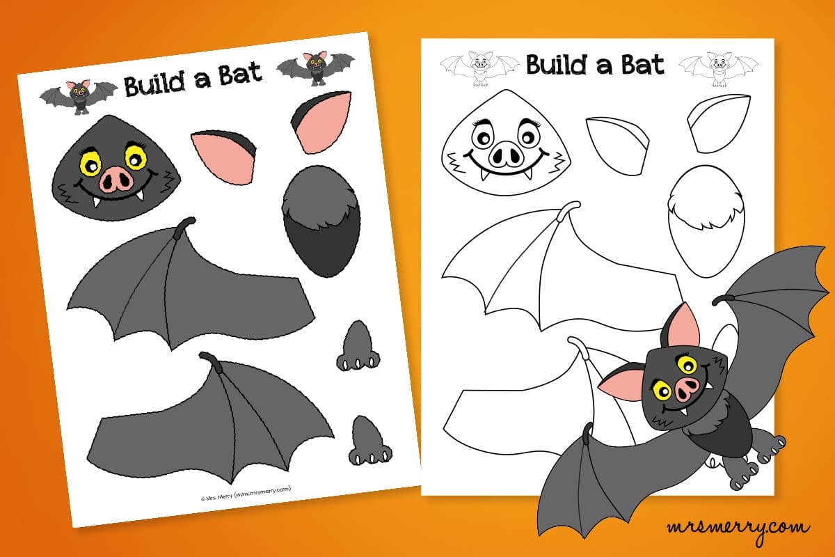 Free Printable Bat Craft