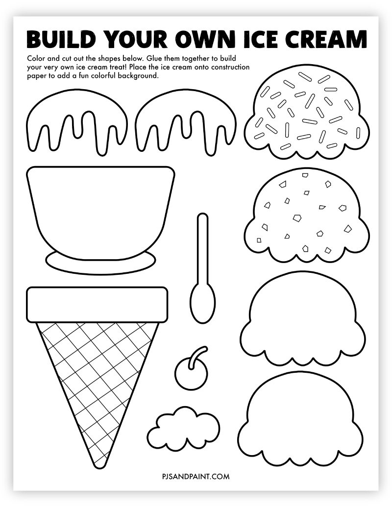 Free Printable Ice Cream Worksheets