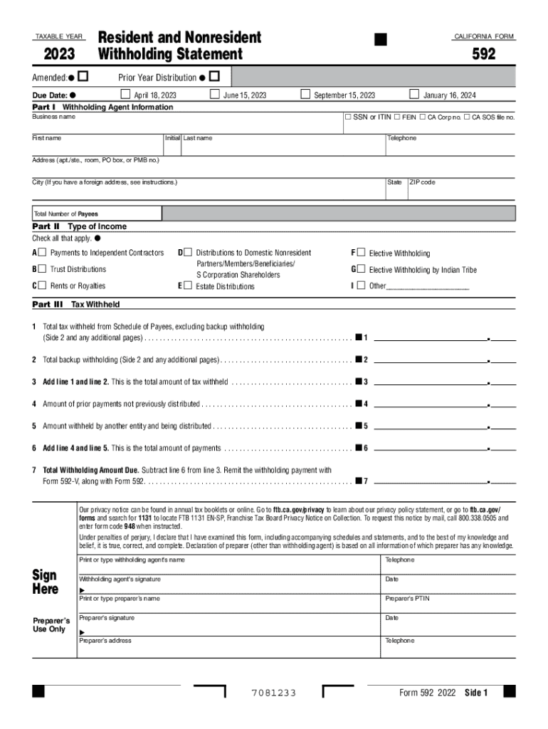 California State Tax Form Fill Out amp Sign Online DocHub