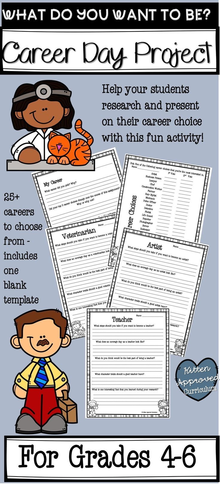 Free Printable Career Day Worksheets