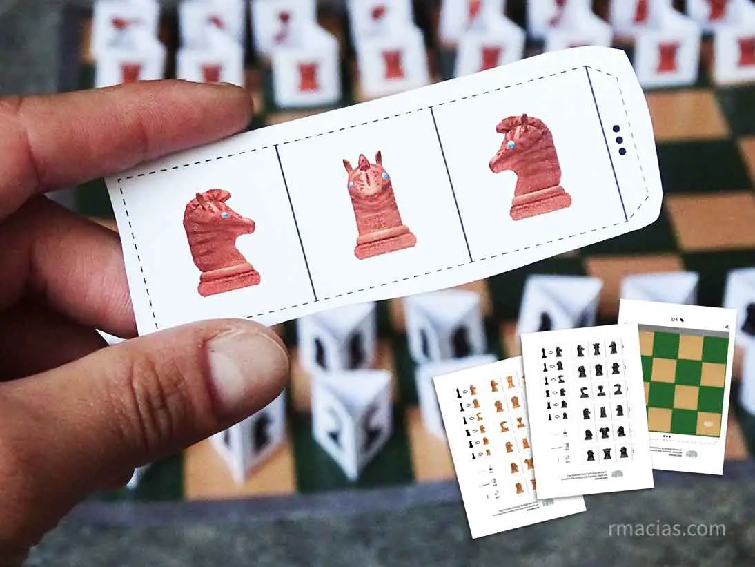Chess For Kids Printable Chess Board And Chess Pieces Box Of Ideas