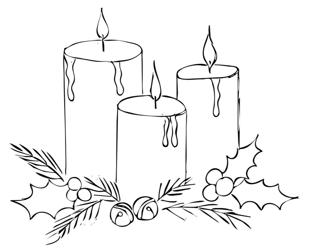 Candle Template Printable
