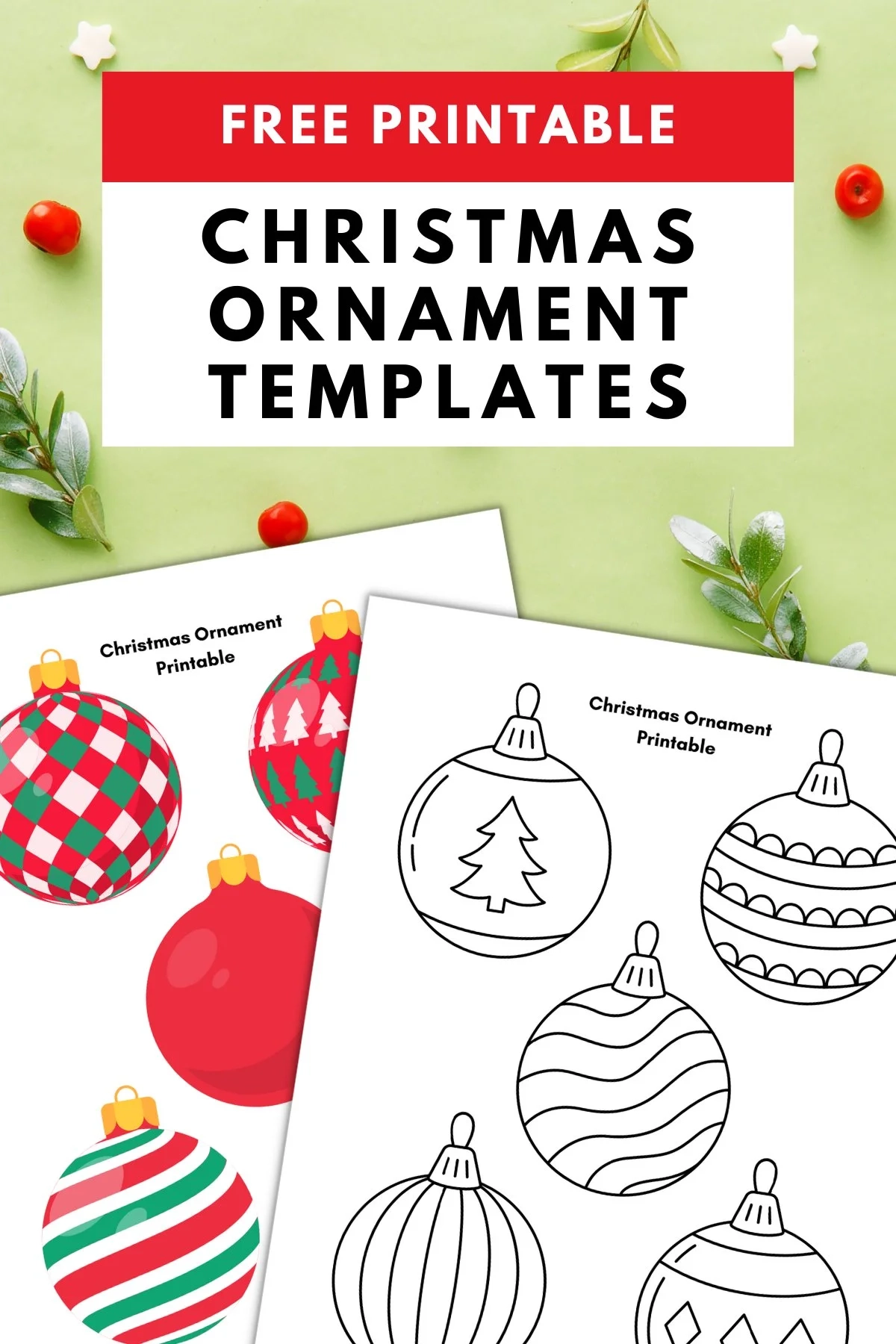 Ornament Template Printable