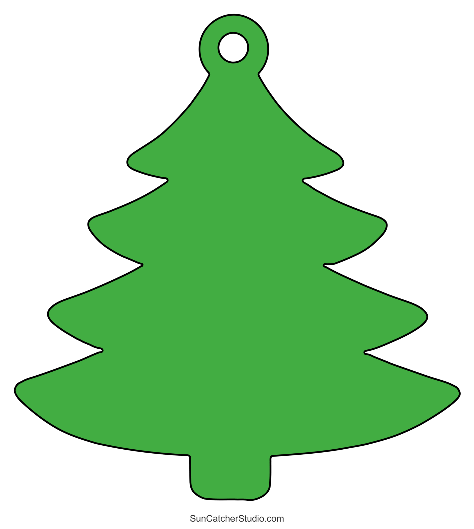 Christmas Tree Templates And Stencils Free Printable Patterns 