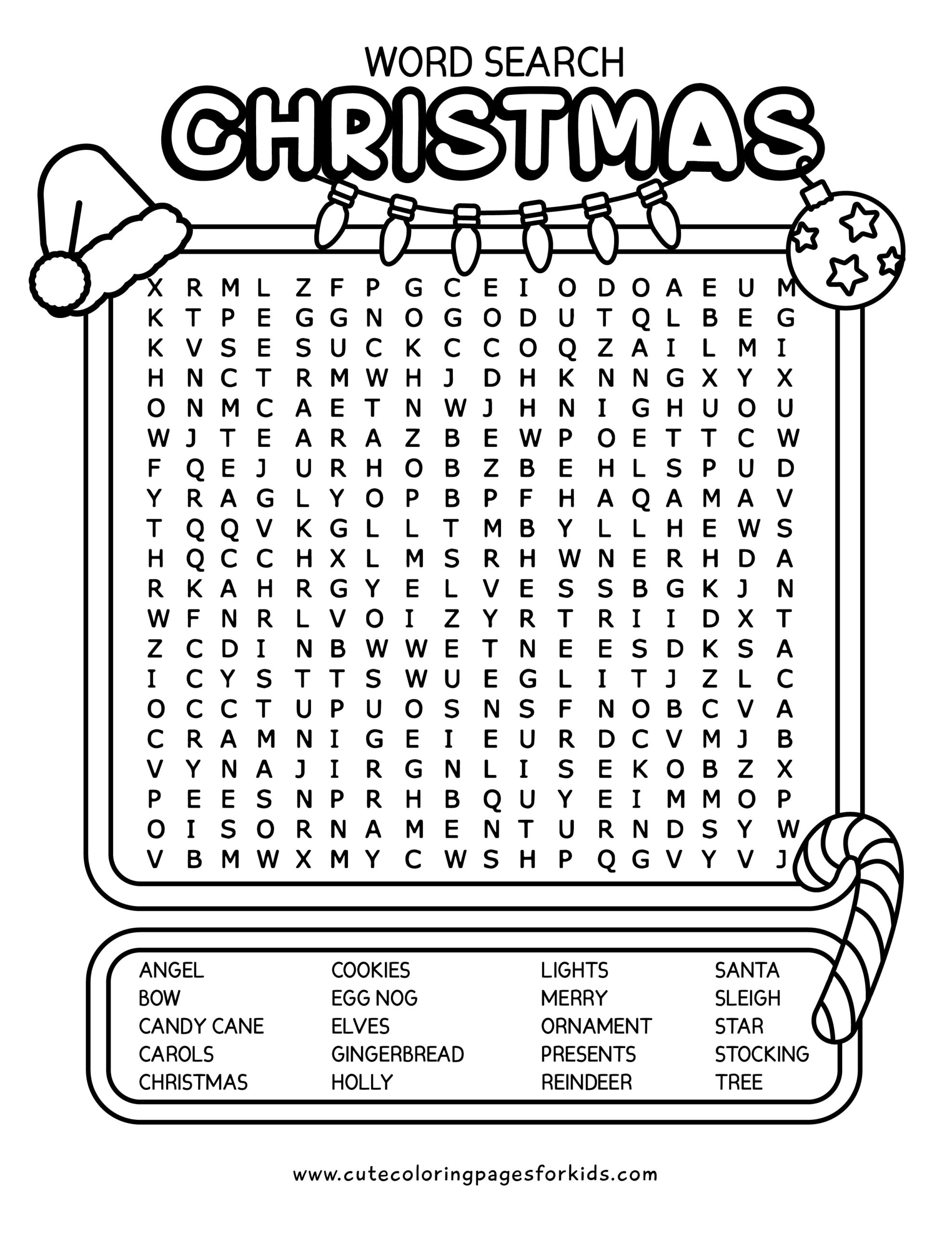 Christmas Puzzles Printable Pdf