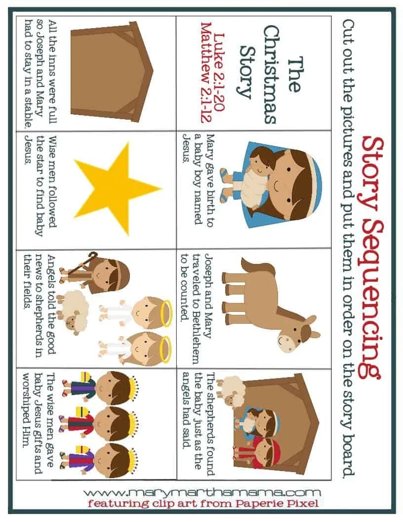Free Printable Religious Christmas Worksheets