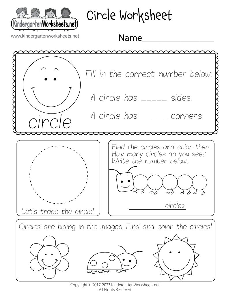 Circle Worksheet Free Printable Digital amp PDF