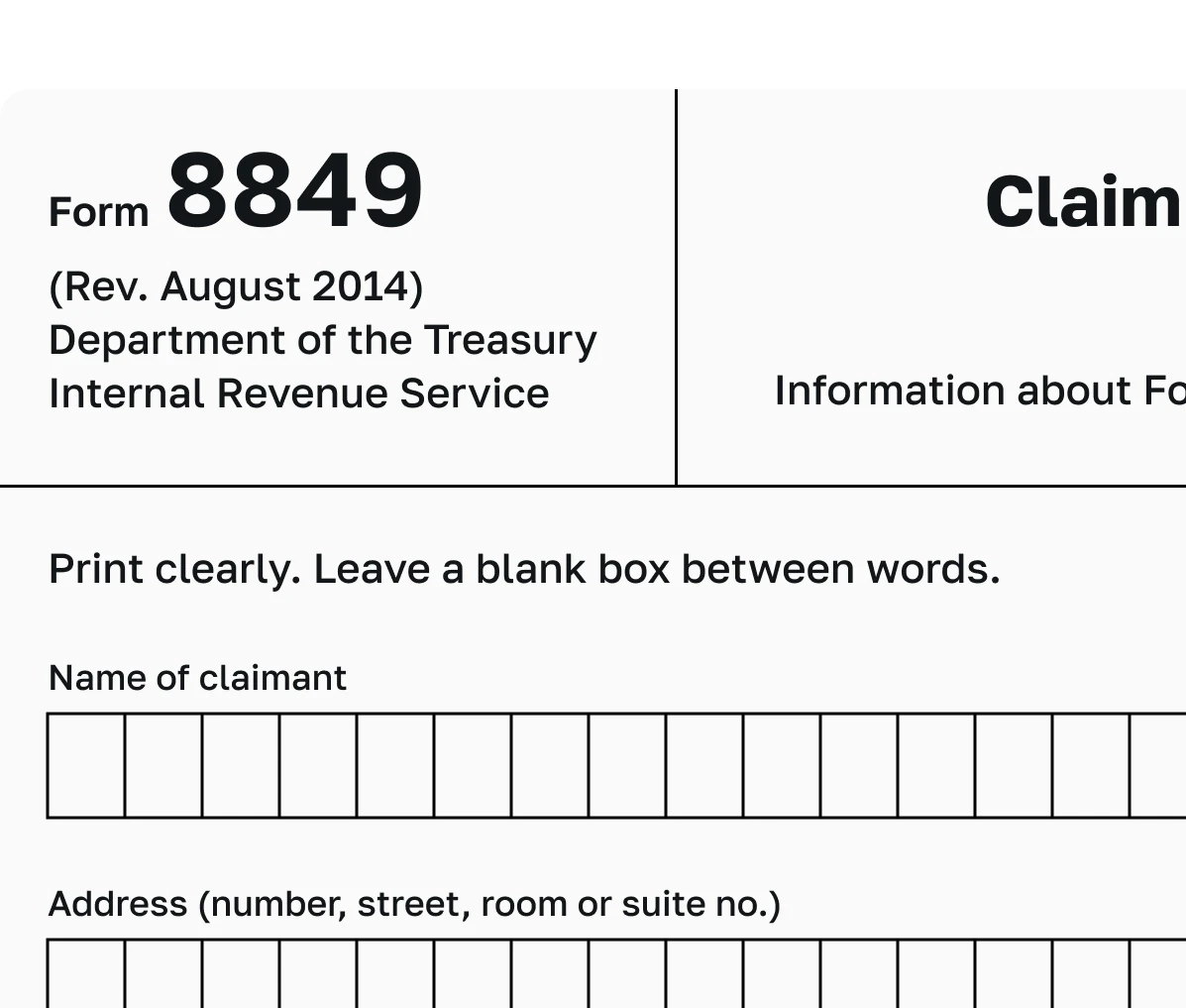 Where To Mail Form 8849 Schedule 6