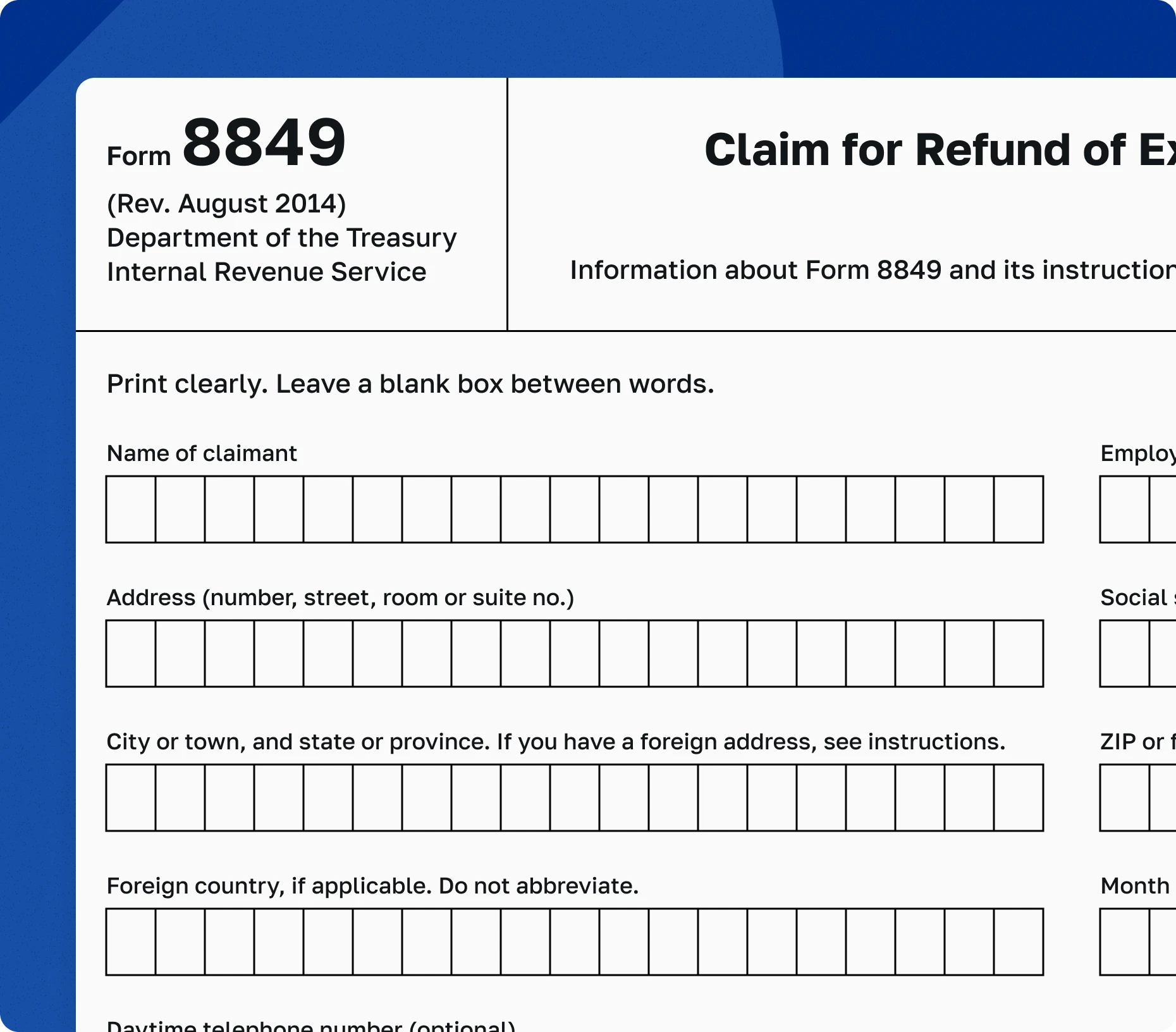 Claim Your 2290 Refund With Form 8849 Schedule 6