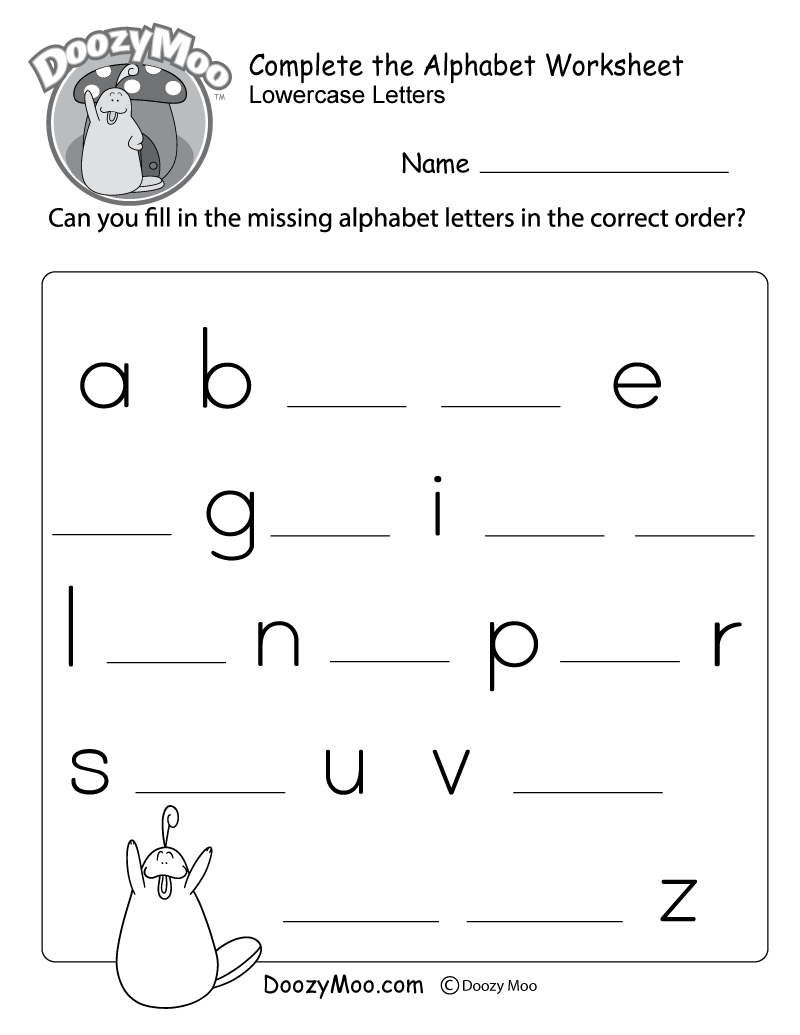 Free Abc Printables Worksheets