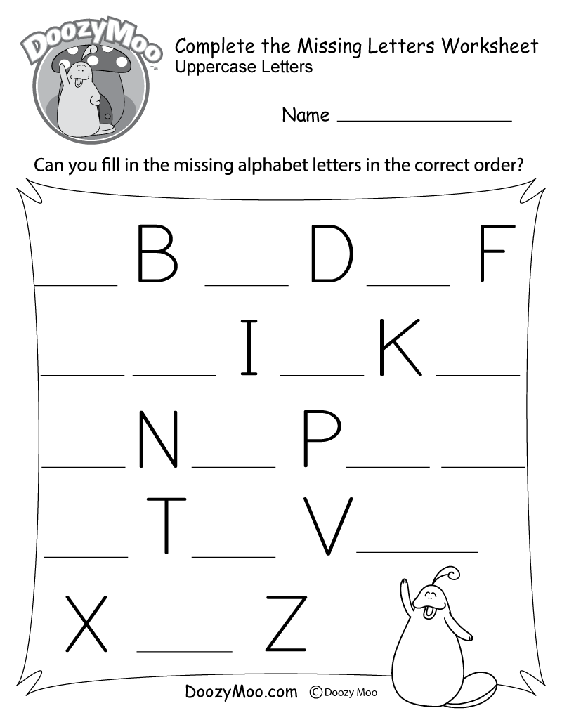 Printable A B C Worksheets