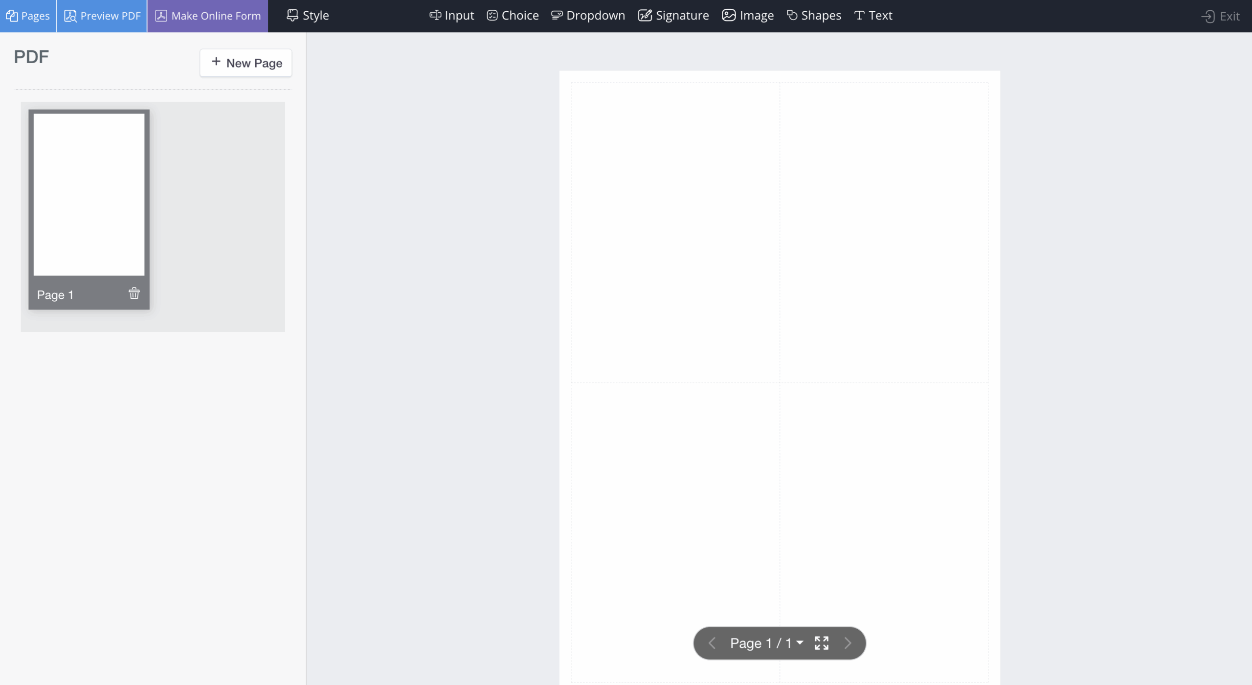 Create A PDF Form