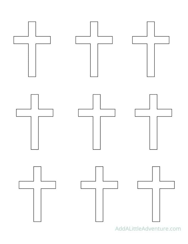 Cross Template Free Printable