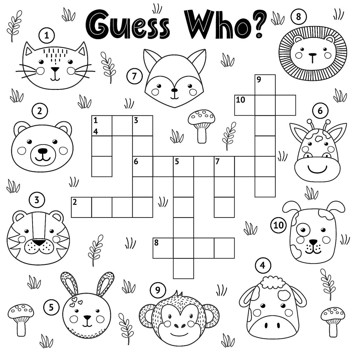 Crossword Puzzles For Kids Fun amp amp Free Printable Crossword 