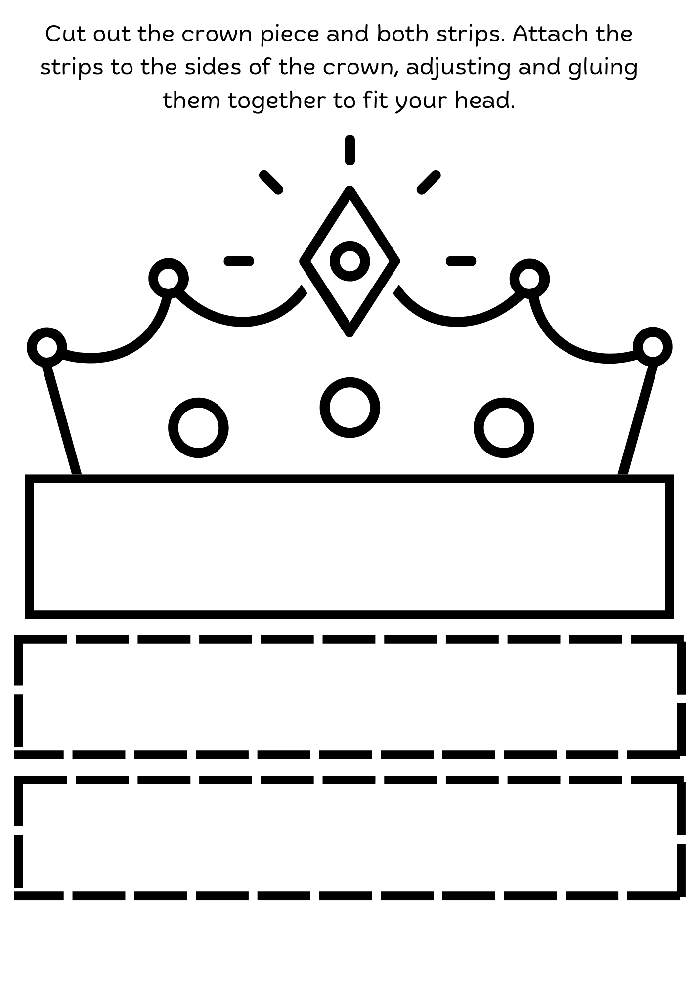 Crown Template Printable
