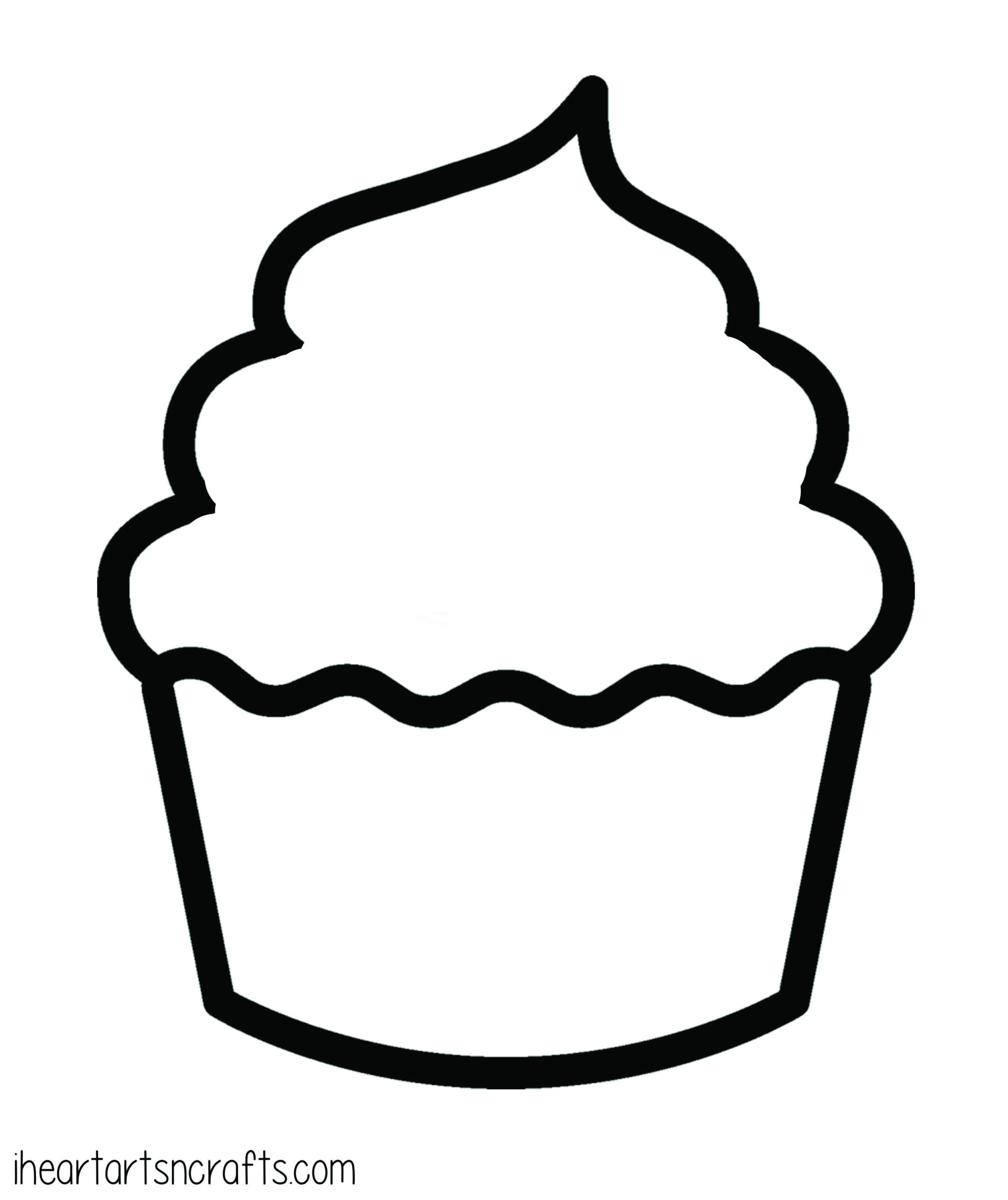 Cupcake Template Cupcake Template Templates Printable Free 