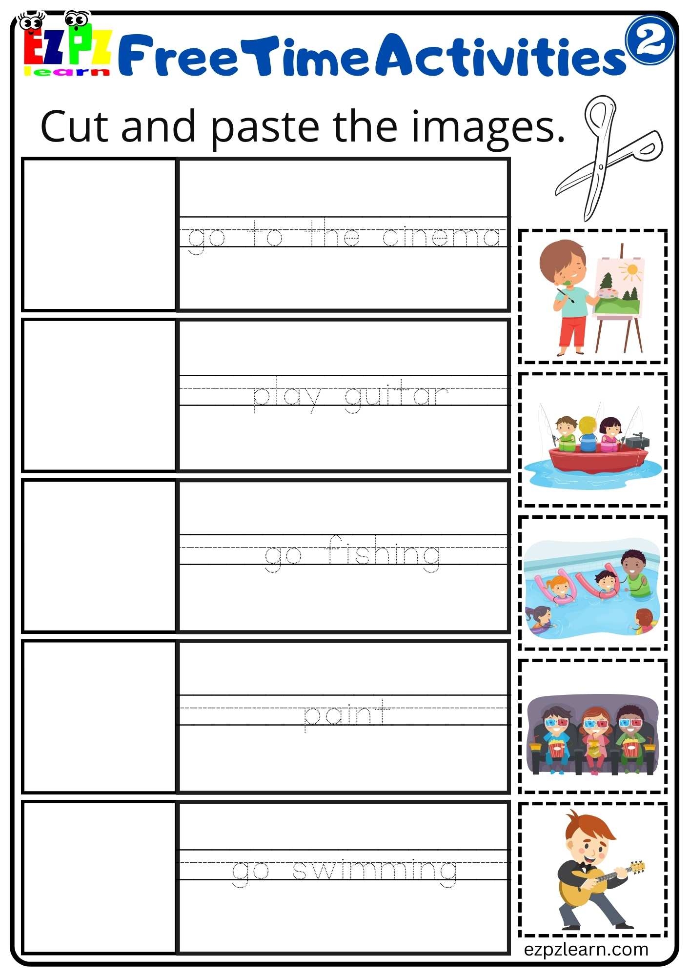 Free Printable Esl Activities For Kids