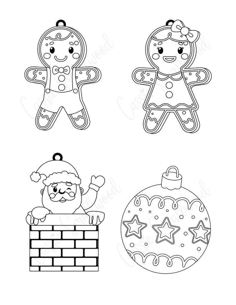 Christmas Ornament Template Free Printable