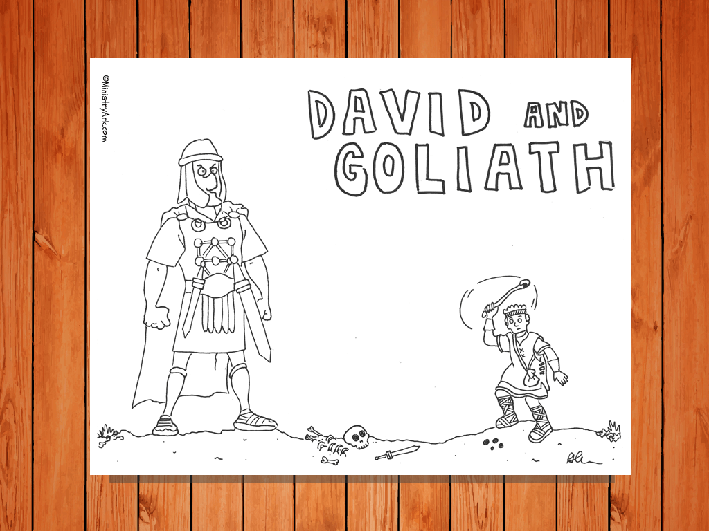 David And Goliath Story Printable