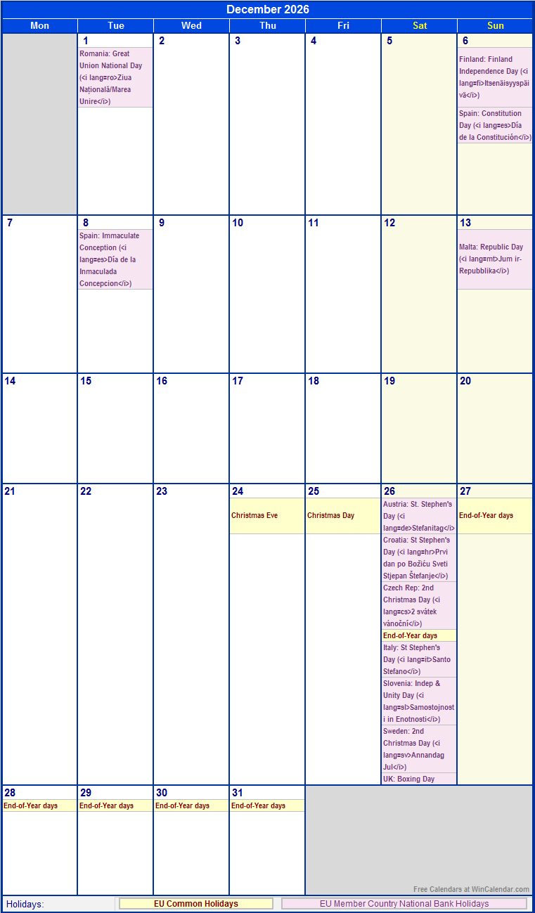 November 2026 Calendar Printable Wincalendar
