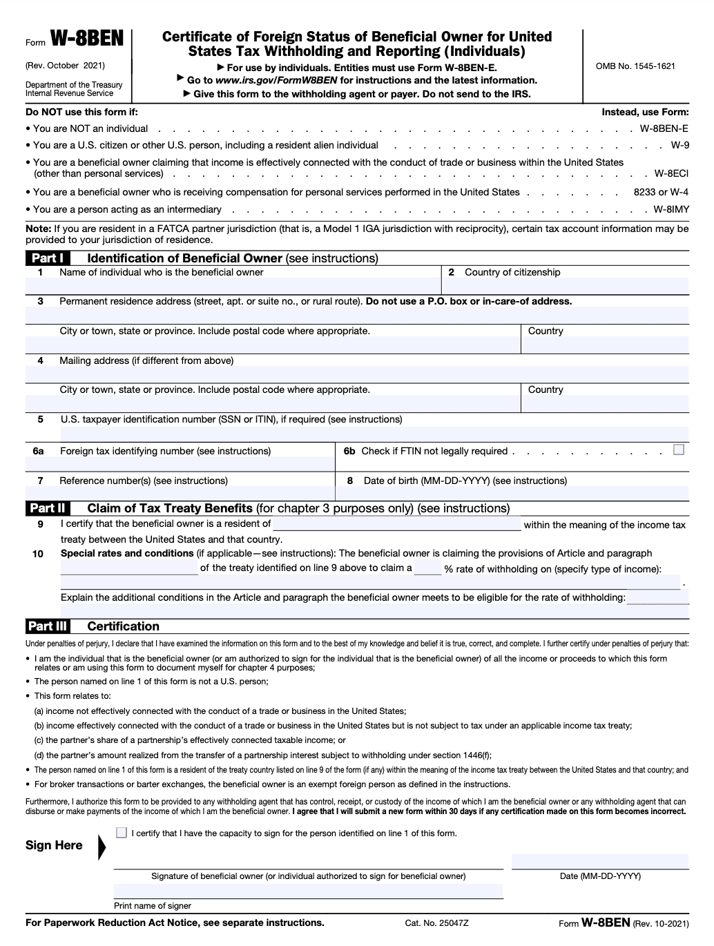 Differences Between W9 And W8 Tax Forms Skuad