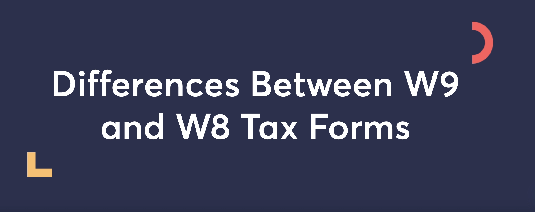 Differences Between W9 And W8 Tax Forms TalentDesk