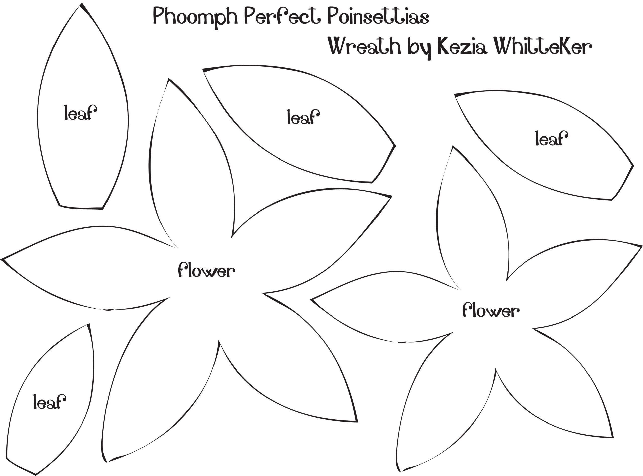 Discover 7 Printable Poinsettia And Paper Flowers Ideas 