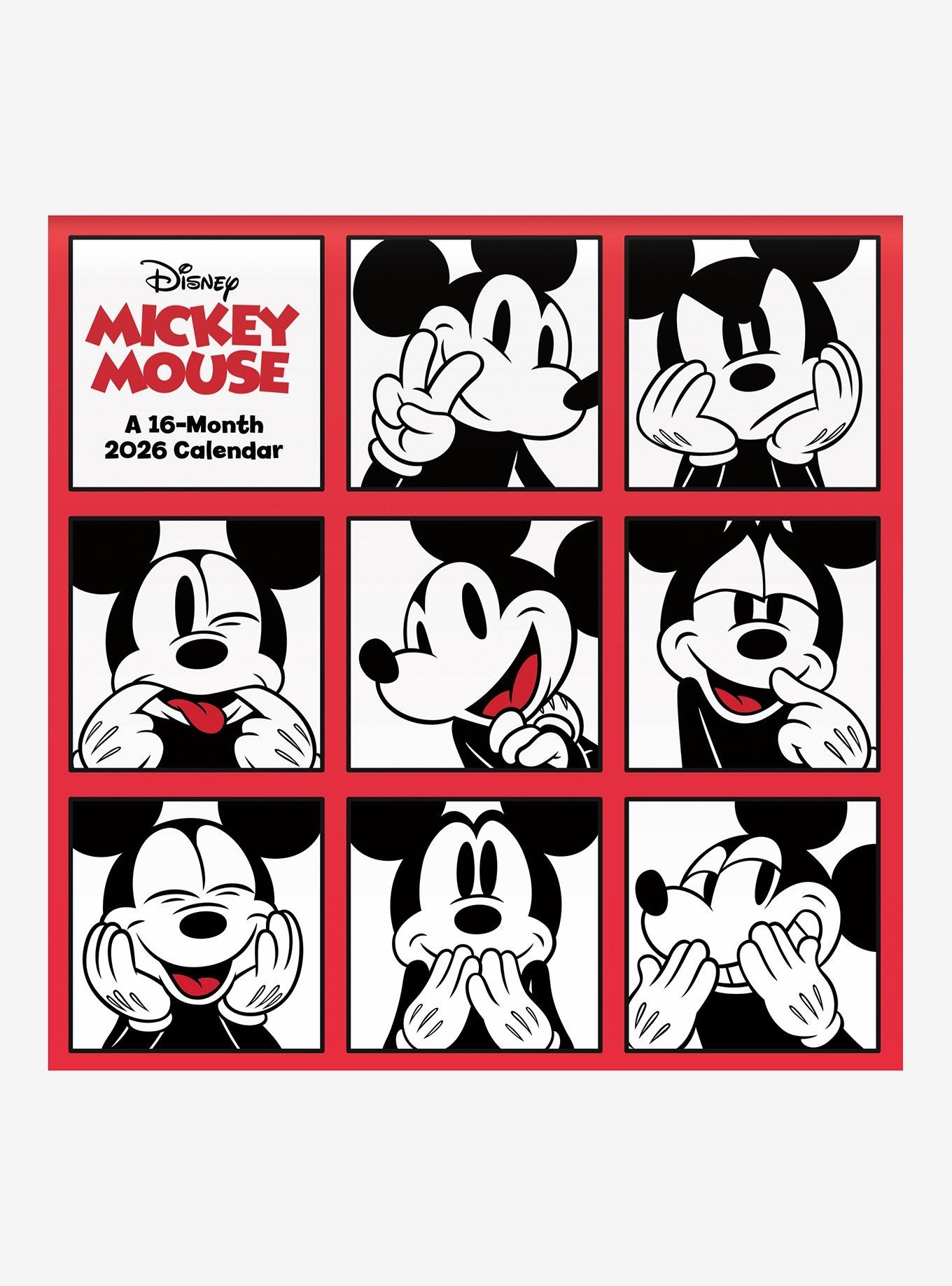 Disney Mickey Mouse 2026 Wall Calendar BoxLunch