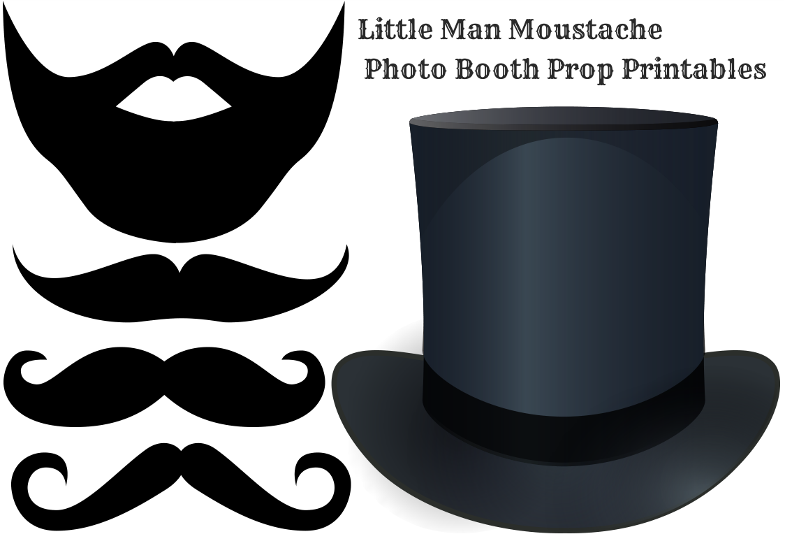 Free Printable Photo Booth Props Template