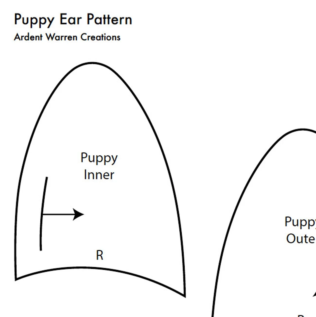 Dog Ears Headband Printable Dog Craft And Dog Headband