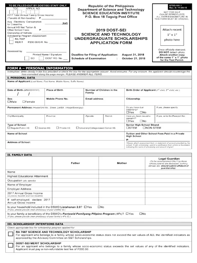 Dost Application Form PDF PDF