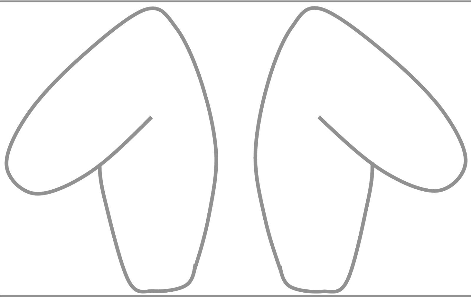 Dog Ear Template Printable