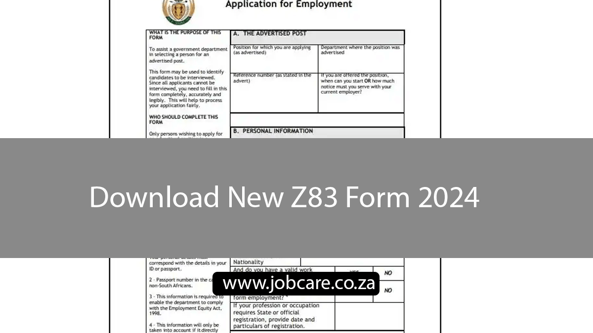 New Z83 Form 2025 Word