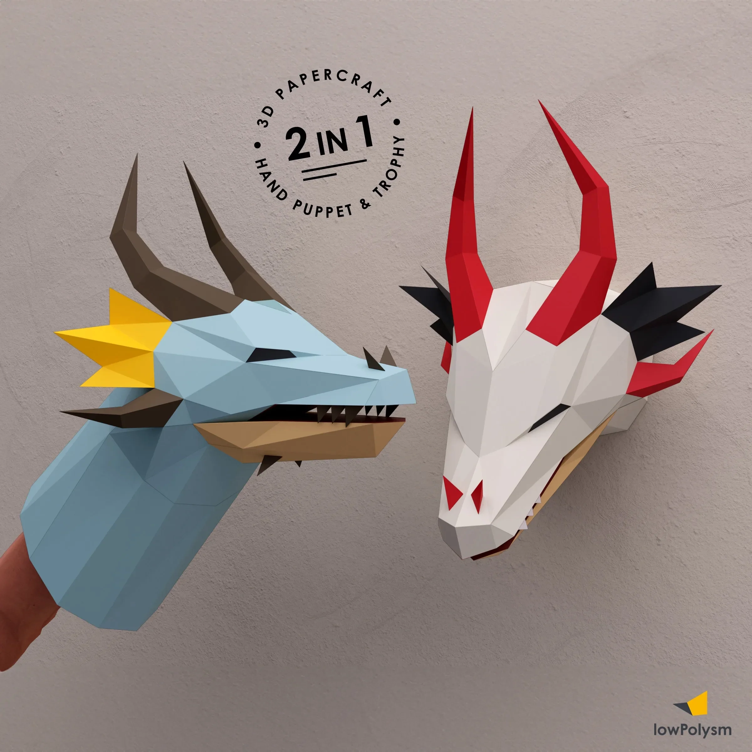 Printable Dragon Head Template