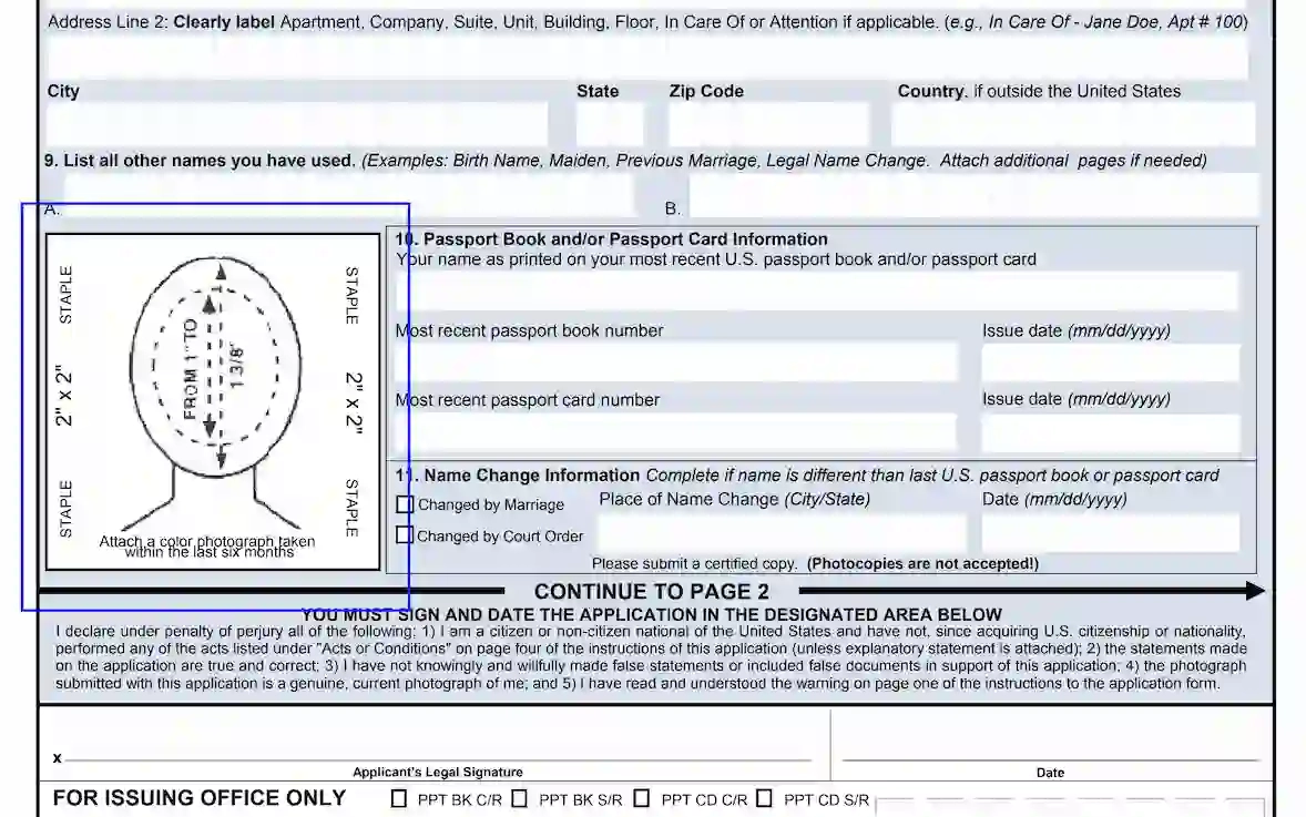 DS 82 US Passport Renewal Application Fill Out PDF Forms Online