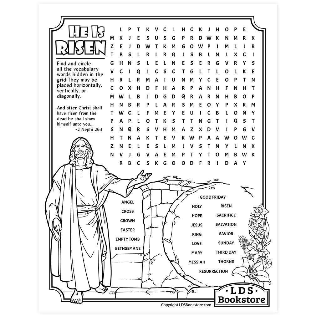 Printable Easter Crossword Puzzles