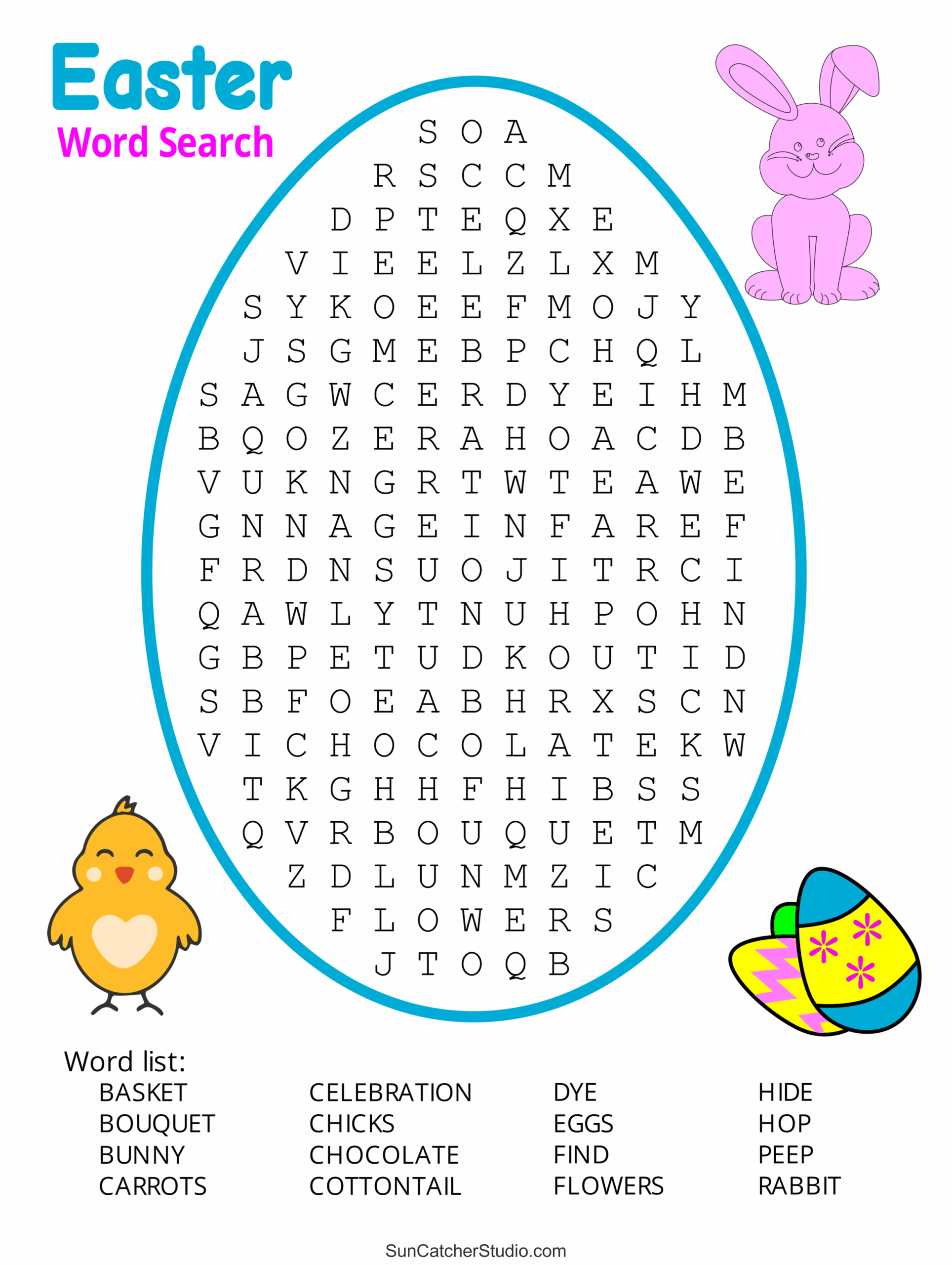 Easter Puzzles Printable