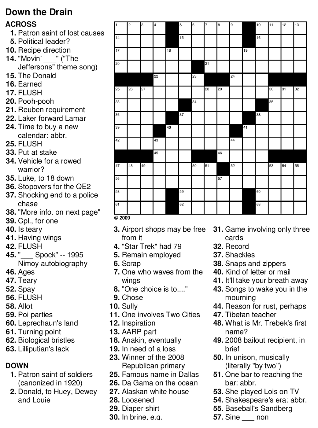 Free Printable Puzzles For Seniors