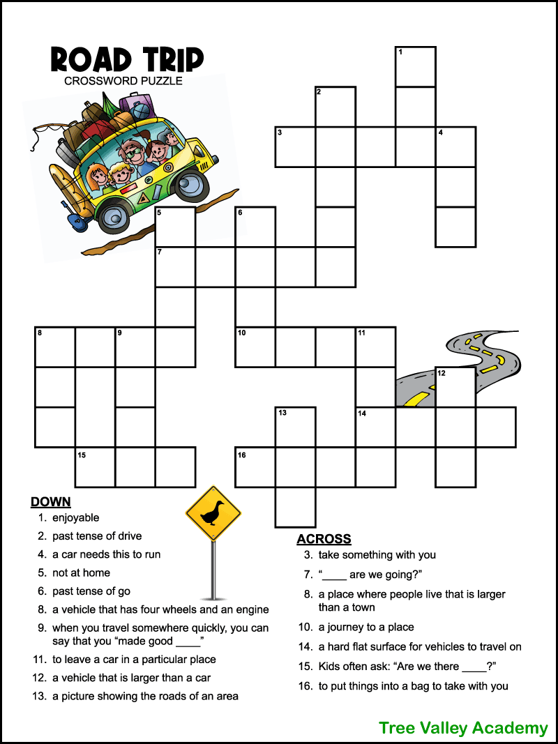 Printable Crossword Puzzles With Answers -Pinterest
